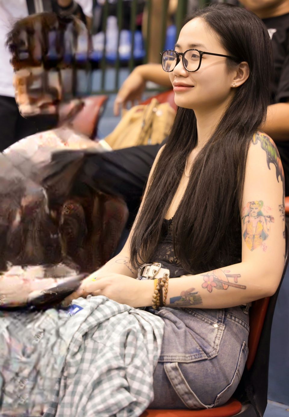 Asian Vietnam Girl Tattoo - Lại Nguyễn Quỳnh Vy