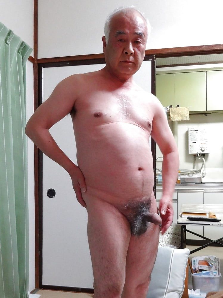 Japanese naked old man