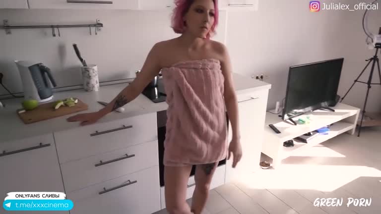 Cute Pink Haired Teen Anal To Pay Rent