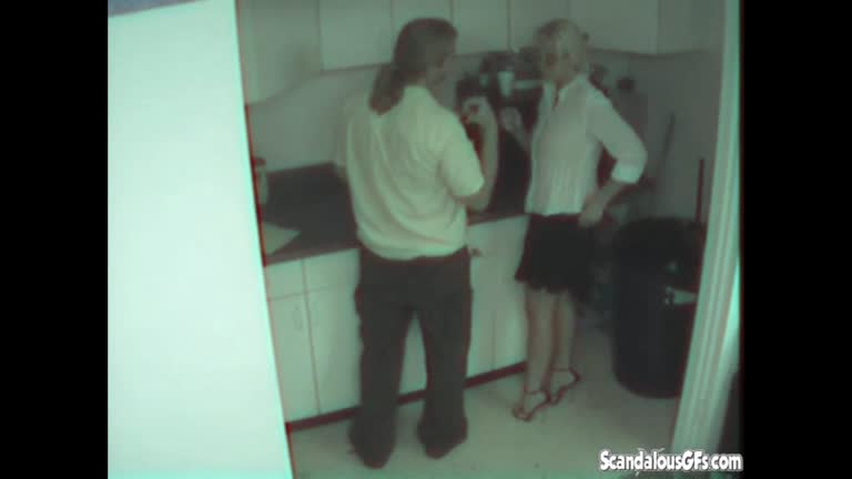 Office Couple Blowjob And Fucking On Pantry