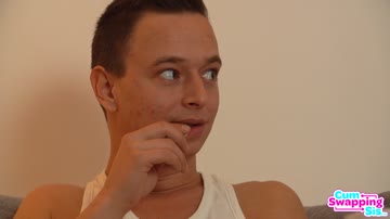 My Lesbian Stepsister And Her Girlfriend Swallow My Cum