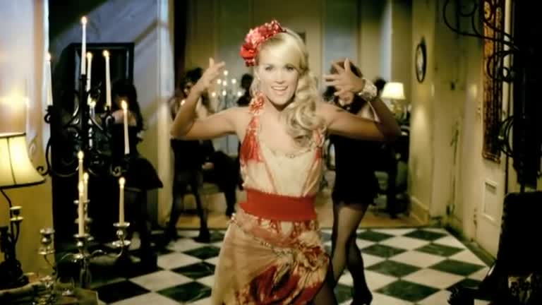 Sexy Blonde Lady Me Carrie Underwood Singing Cowboy Casanova (Official Video)