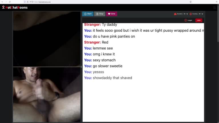 Tight Pussy Babe Helps Guy Cum On Chat