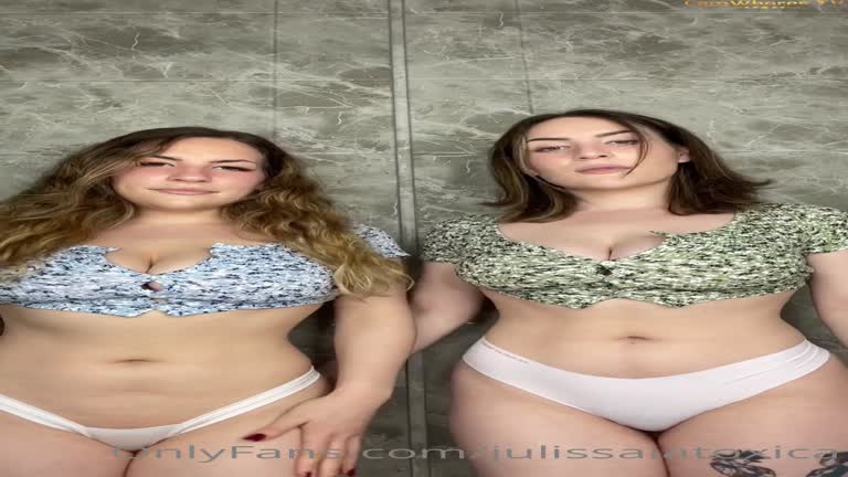 Twins Sisters Kiss And Suck Each Others Tits