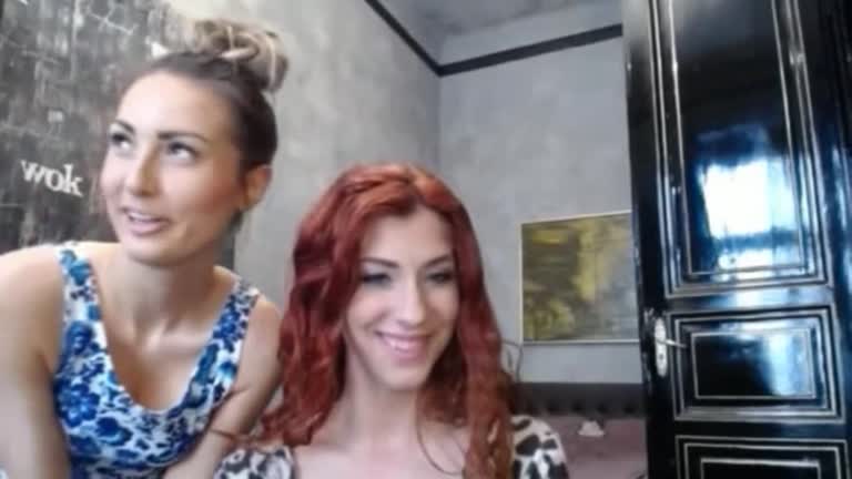 Dazzling Lesbians Full Lustful Webcam Show
