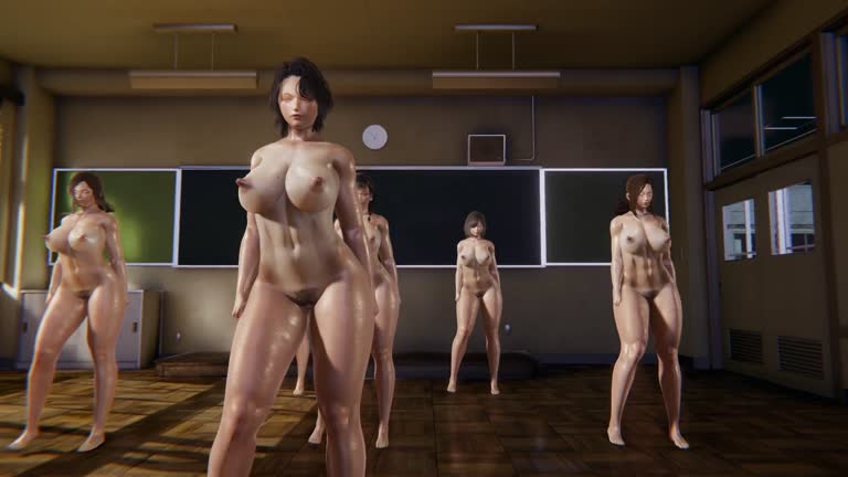 Naked Teachers Dance In Classroom