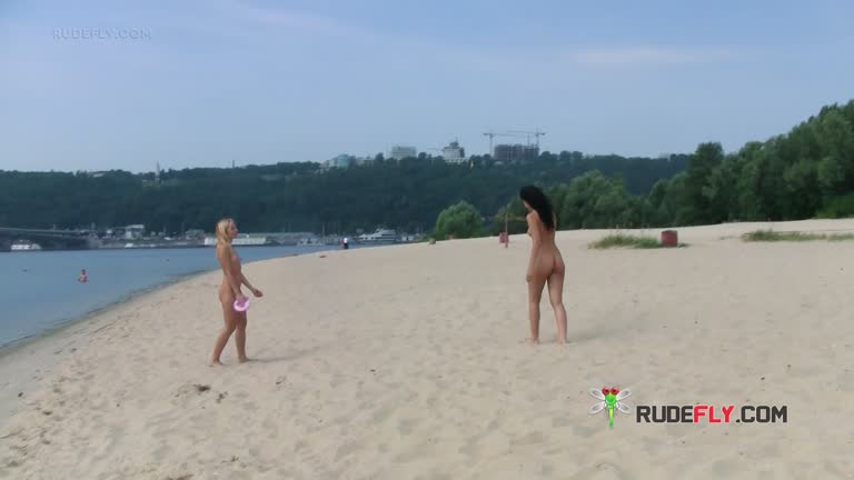 Naughty Young Nudist Babes Caught On The Beach On A Hidden Cam