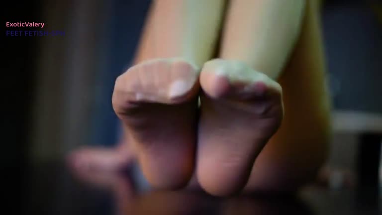 Hot Feet Worship With ExoticValery Cam To Cam Sex Kneads The Dough With Her Feet