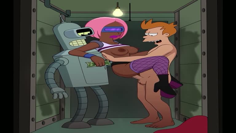 Futurama Parody - Bender And Fray Fuck A Space Whore