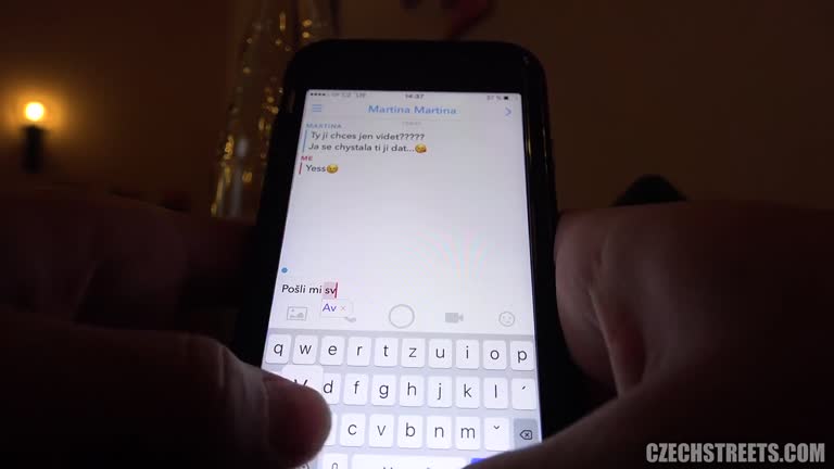 Czech Blonde Martinka Snapchat Booty Call