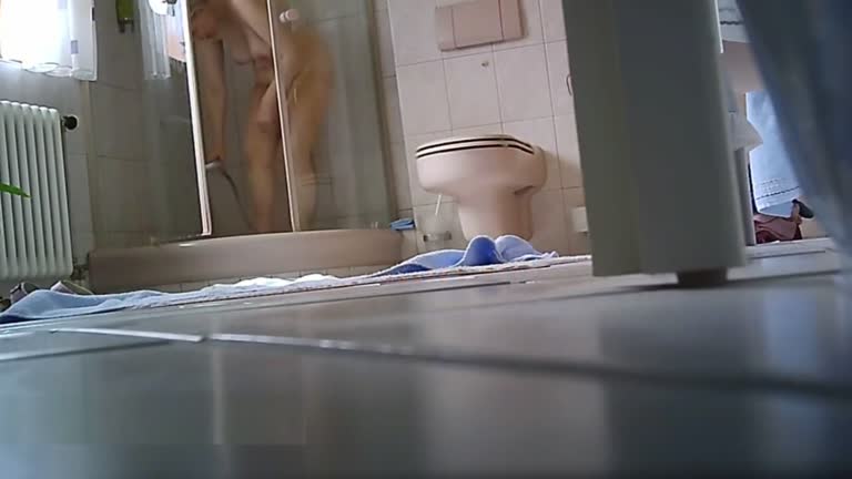My Chubby Mother Naked On The Bathroom Floor