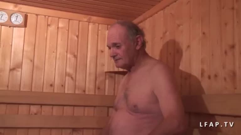 Young Beurette Sodomized In A Sauna Gangbang