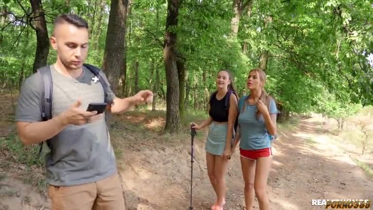 Camping Threesome Outdoors