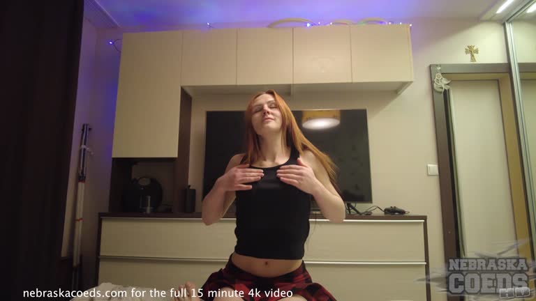 Amateur POV Blowjob From A Hot Ginger Redhead Loves Cum In Mouth