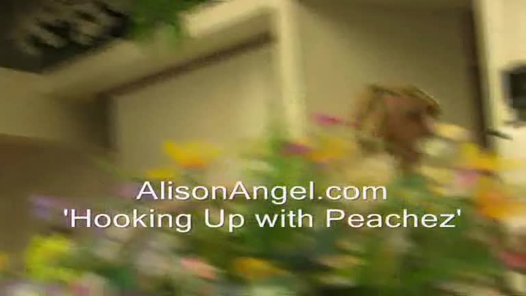 Alison Angel And Sarah Peachez - Hooking Up With Peachez