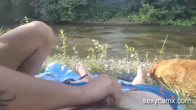 Horny Teen Get Facial After Hard Outdoor Sex By The River Live At Sexycamx