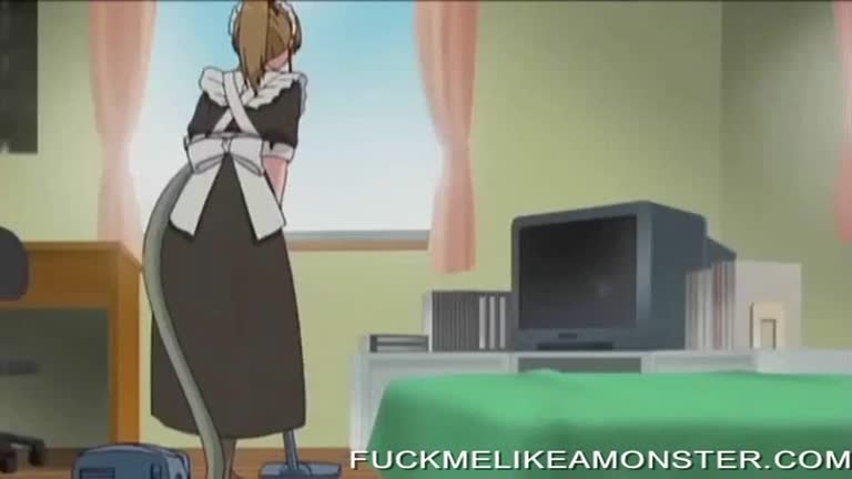 Anime Maid Masturbates To Thoughts Of Her Boss