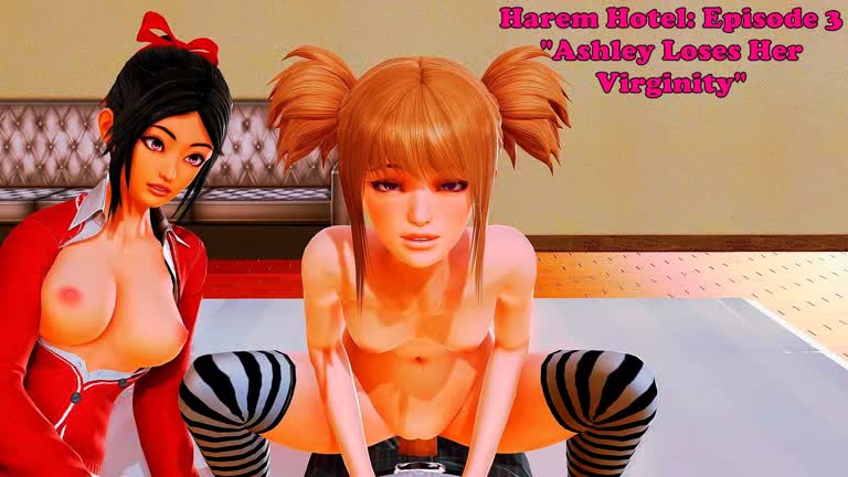 Harem Hotel: Episode 3. Ashley Loses Her Virginity