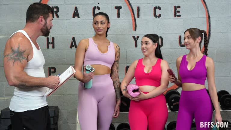 Brookie Blair , Serena Hill  & Ariana Starr - BFFS Don’t Pay For Gym Memberships (2023)