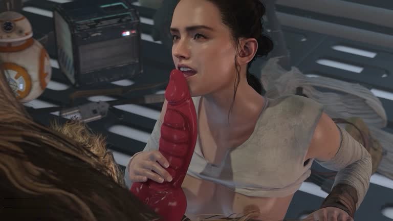 Star Wars - Rey And Chewbacca Mating