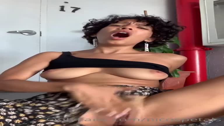 Latina Fingers Her Pussy Hot