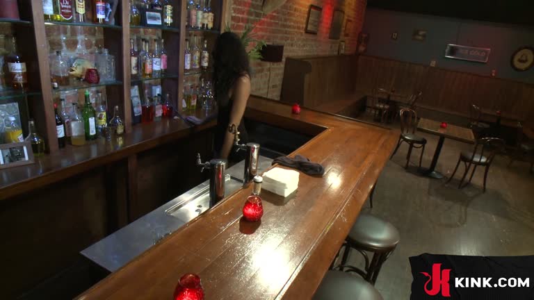 Bartender Helps You Forget Troubles By Making You Suck Cock