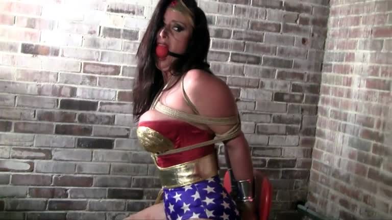 Wonder Woman Bound And Gagged