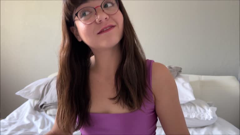 Cute Brunette Just Wants To Spend The Weekend With Daddy