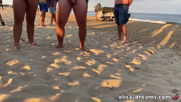 Elisa Dreams - Sex Challenge 2020 - Sex With Random Guys At Beach 11.02.2021