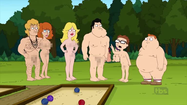American Dad. Stan And Francine Joins A Nudist Resort
