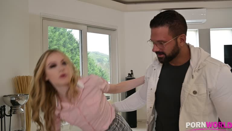 Cuck Boyfriend DP’s Baby Kxtten With Angry Neighbor At Air BnB GP2438