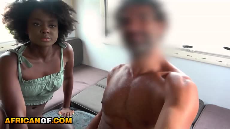 Banging Black Girlfriends Face And Pussy Outdoors At Our Camper Van