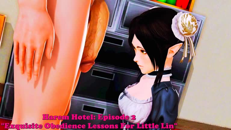 Harem Hotel: Episode 2. Exquisite Obedience Lessons For Little Lin