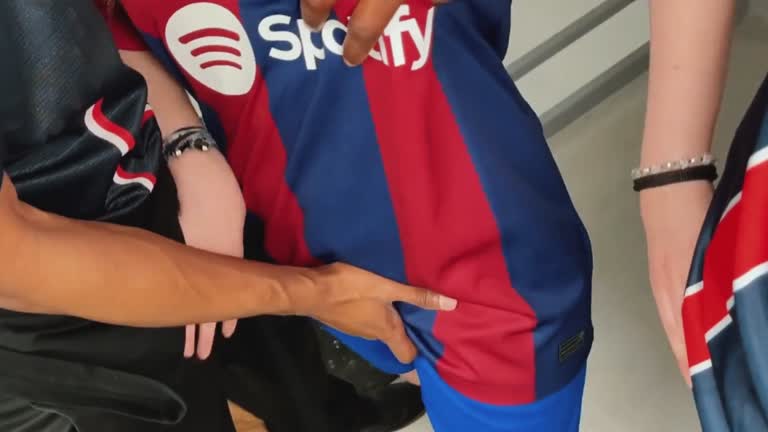 Barca Fan Fucked By PSG Players