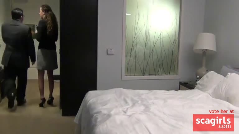 Old Man And Young Escort's Passionate Hotel Encounter