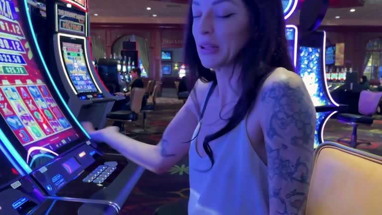 Hot Milf In The Casino