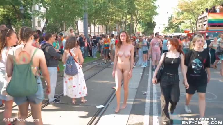 The Only One Naked At A Festival