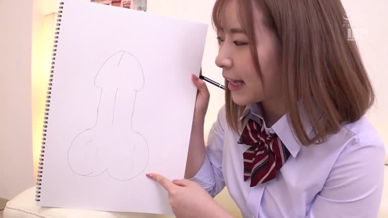 School Girls Drawing Challenge Rino Sakai, Ena Satsuki, Urara Kanon