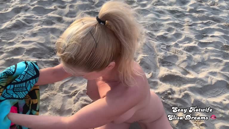 Elisa Dreams - Sex Challenge 2019 New Bukkake On The Beach - 06.25.20