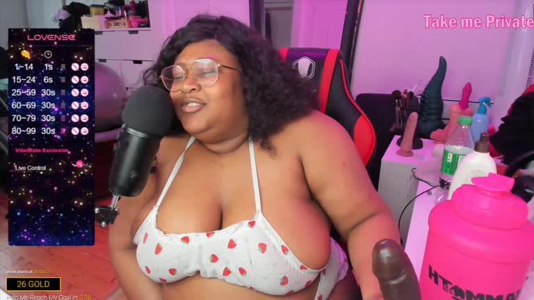 Chocolate BBW Aicha Seduces With Lush Boobs And Ass