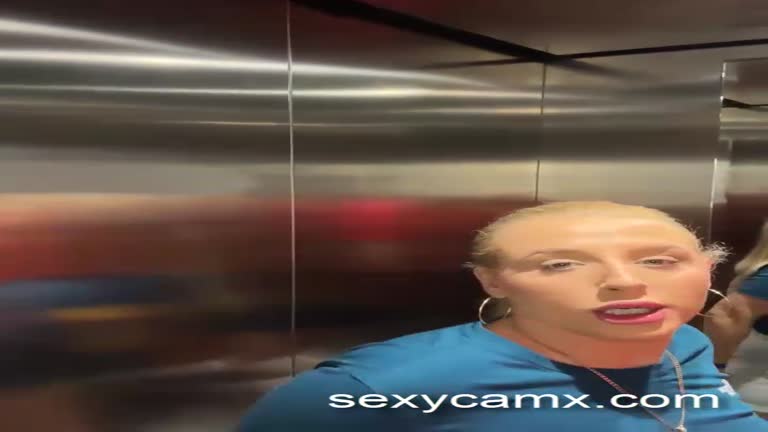 Busty MILF Suck Cock And Get Pounded Hard In Elevator Live At Sexycamx