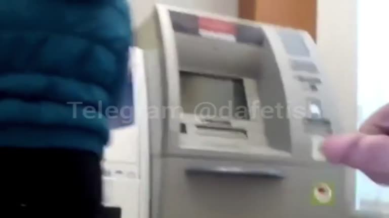 Hot Candid Girl Gets Jizzed On Ass At ATM