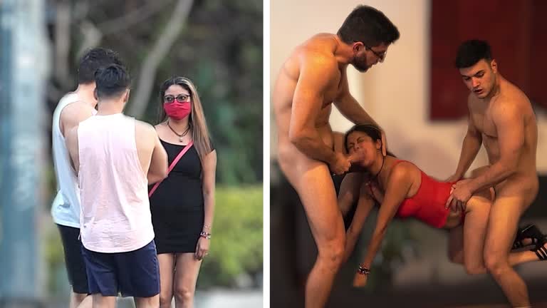 Mexican Wife Cheats On Her Husband WIth Two Younger Men In A Dirty Threesome