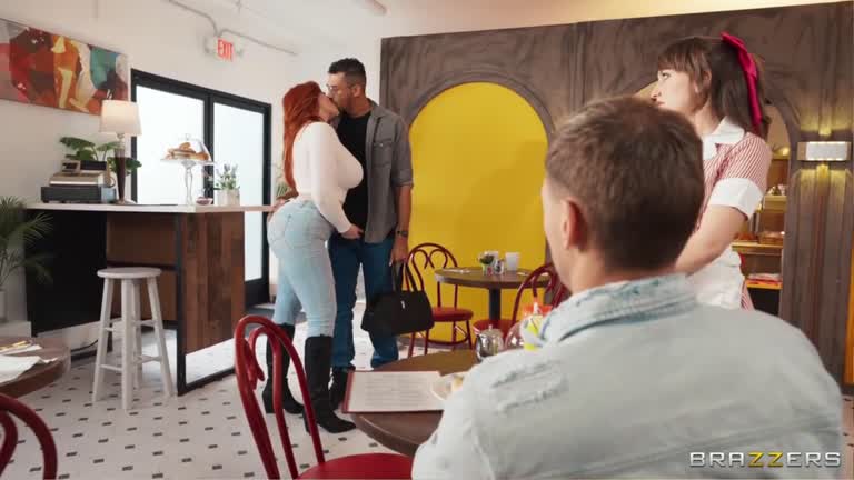 Cherie Deville And Abigaiil Morris - Fuck Around In Her Diner And Find Out -