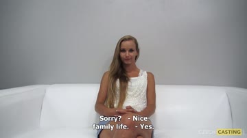 sexy Katerina gives her pussy at the casting