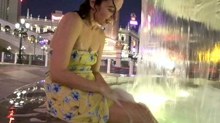 NN - Pretty Little Slut Gets Naked In Public