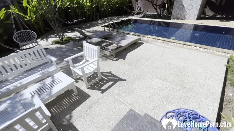 Hot Babe Takes A Swim And Gets My Cock Poolside