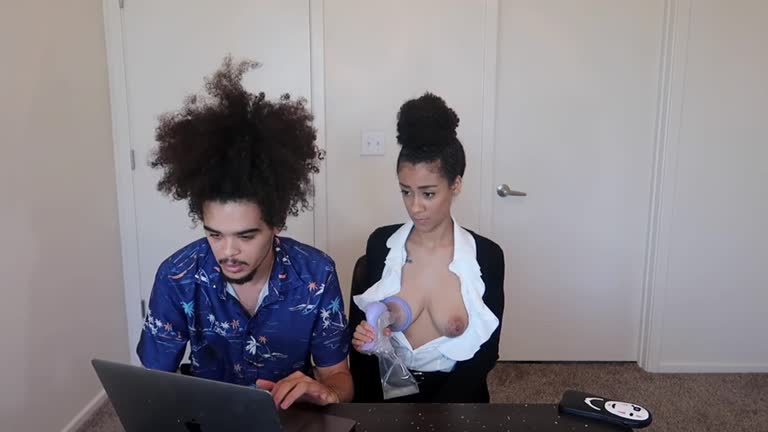 A Beauty! Gets White Cock!