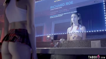 Rough sex with teen robot hooker in the future love hotel