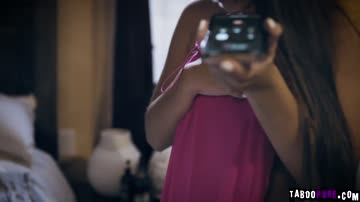 Sexy teen Gia Derza getting face fucked choking and gagging